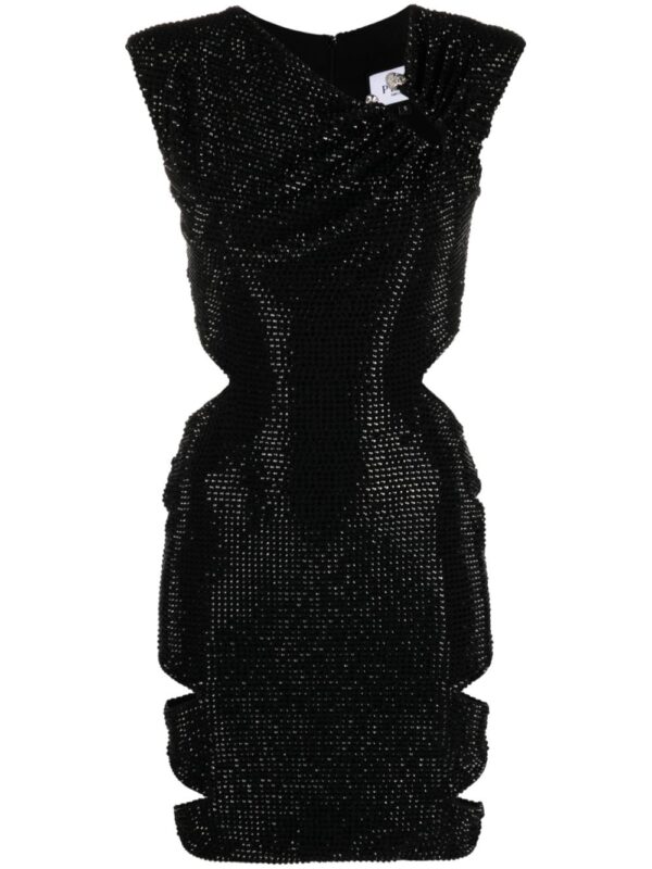 Philipp Plein crystal-embellished minidress