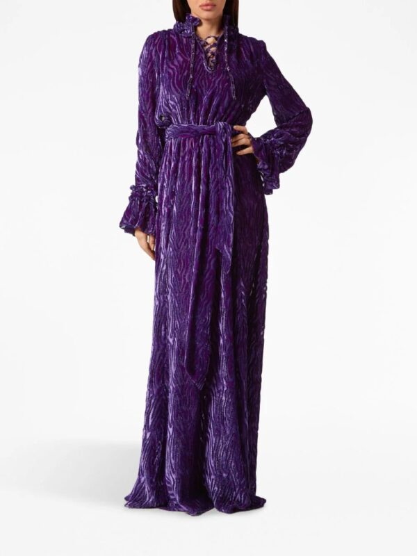 Philipp Plein  Chiffon Gipsy devoré-effect dress - Image 2