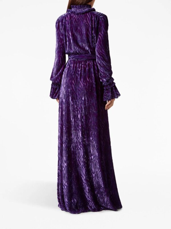 Philipp Plein  Chiffon Gipsy devoré-effect dress - Image 4