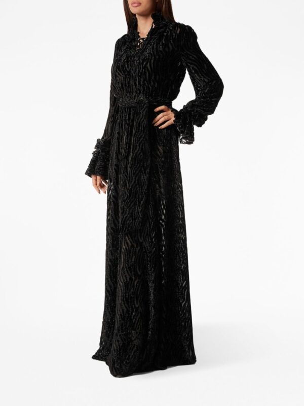Philipp Plein Chiffon Gipsy devoré-effect dress - Image 3