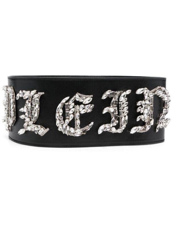 Louis Vuitton logo-embellished leather belt