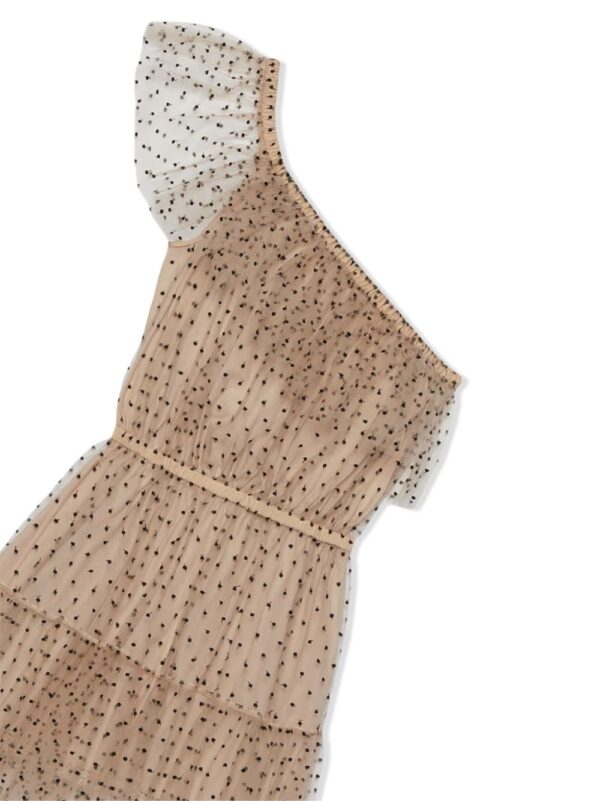 Gucci  polka-dot one-shoulder minidress - Image 2