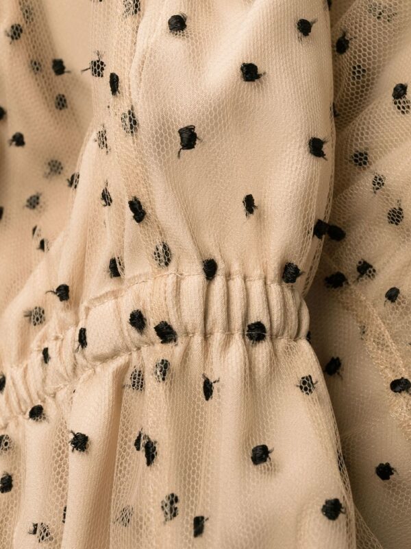 Gucci polka-dot one-shoulder minidress - Image 5