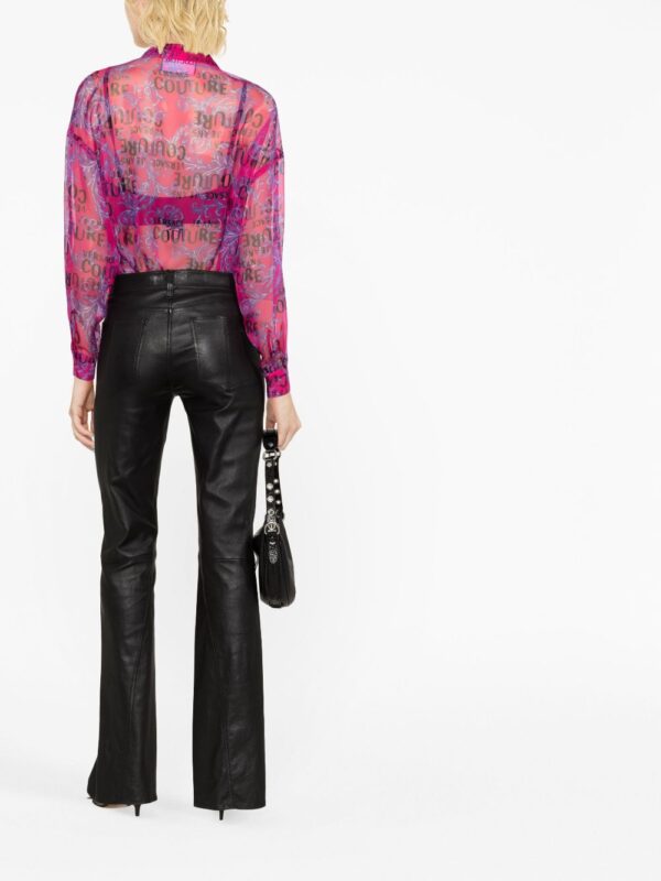 Versace Jeans Couture  logo-print long-sleeve shirt - Image 3