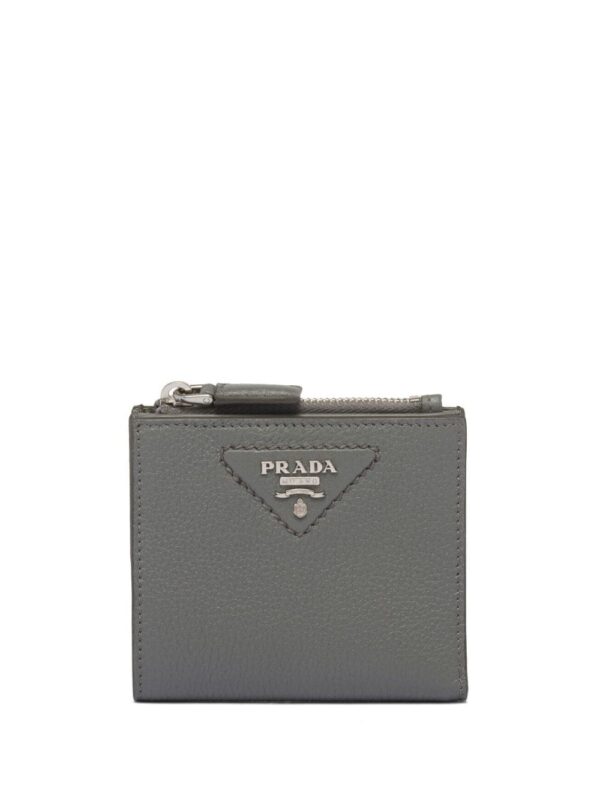 Prada logo-plaque Saffiano leather wallet