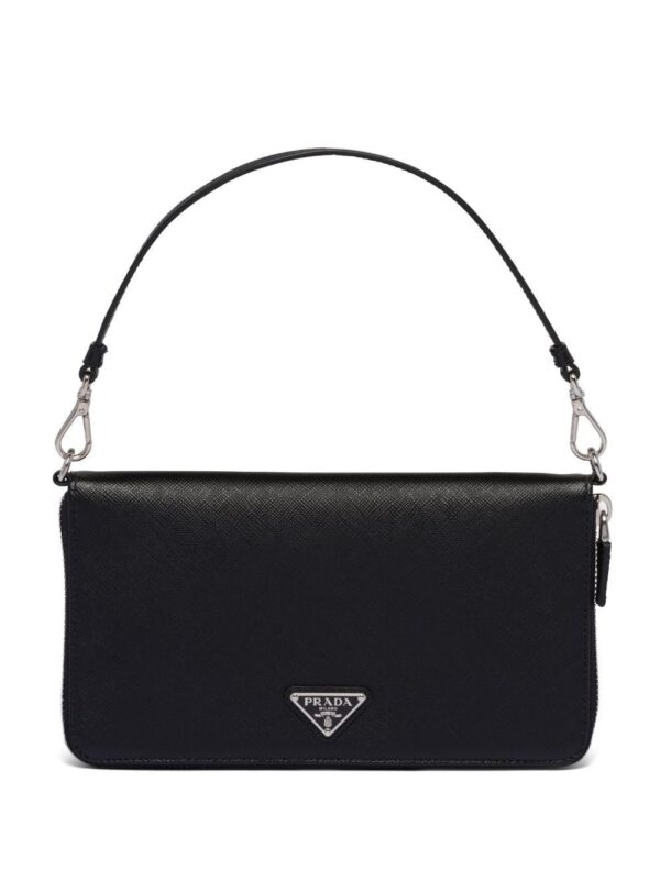 Prada logo-plaque document holder
