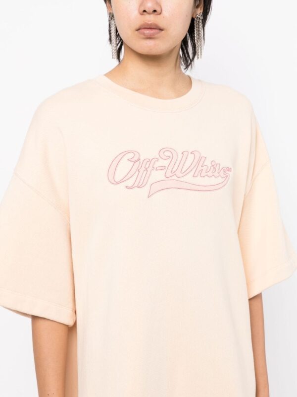 Off-White Baseball logo-embroidered T-shirt dress - Image 2