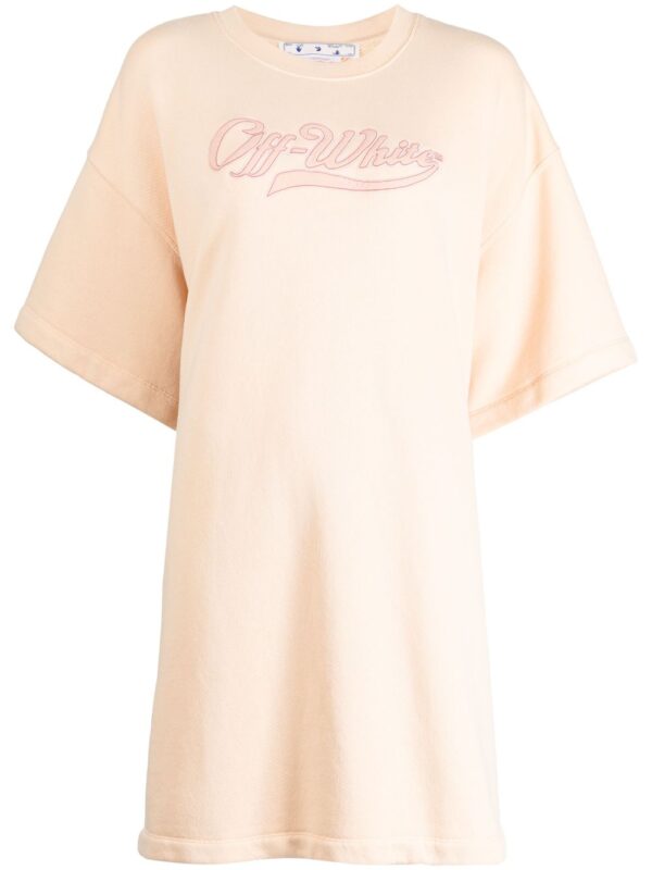 Off-White Baseball logo-embroidered T-shirt dress