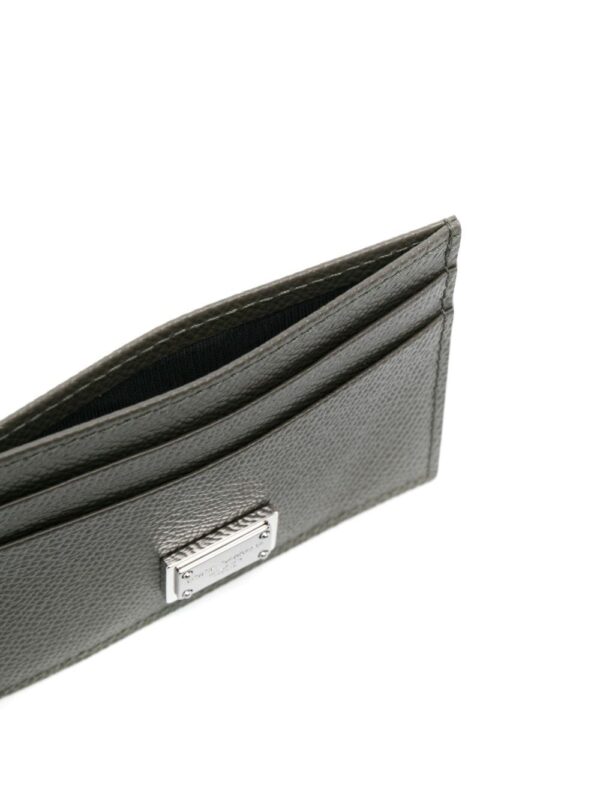 Dolce & Gabbana logo-plaque leather card holder - Image 3