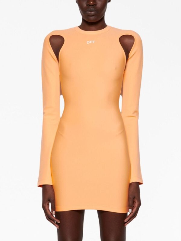 Off-White Sleek cut-out minidress - Image 3