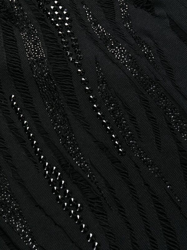 Versace semi-sheer long-sleeve dress - Image 7