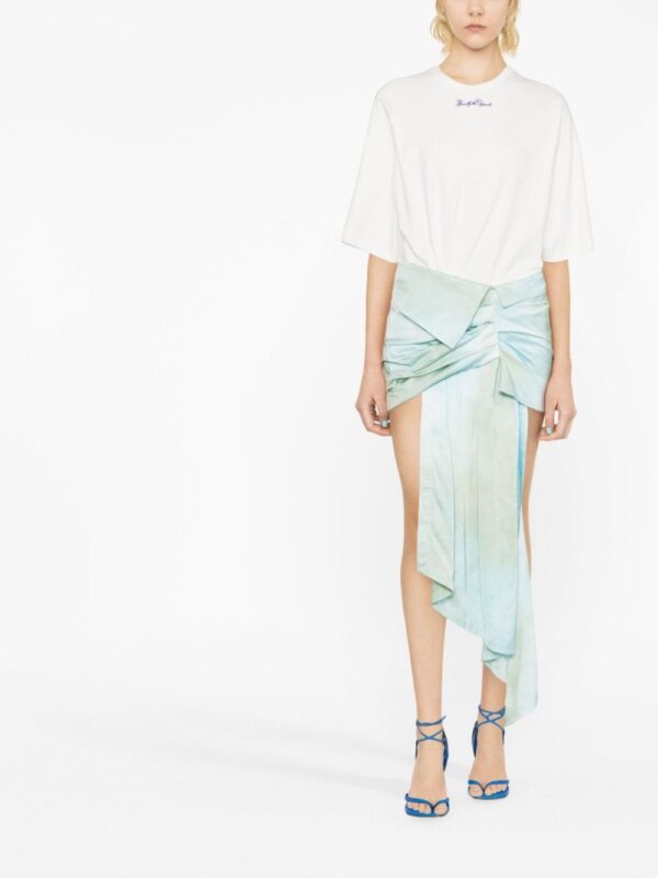 Off-White draped-skirt minidress - Image 6