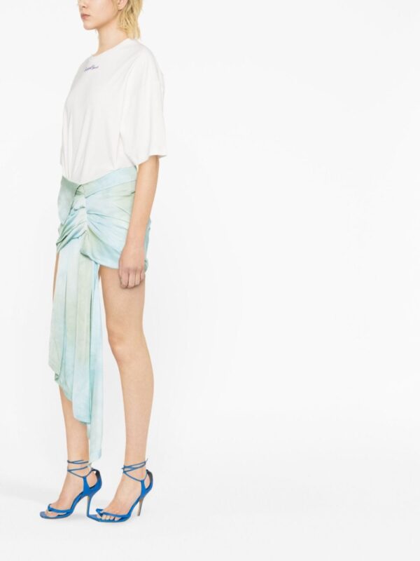 Off-White draped-skirt minidress - Image 5