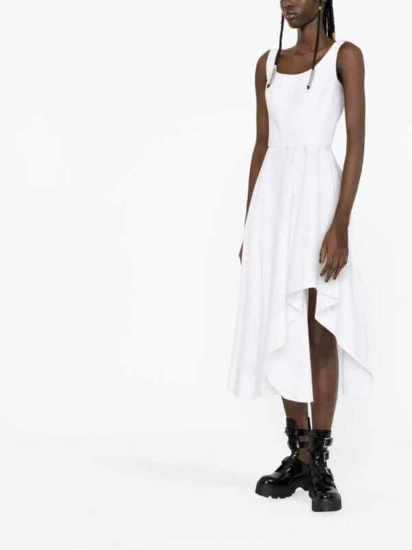 Alexander McQueen  asymmetric sleeveless midi dress - Image 2