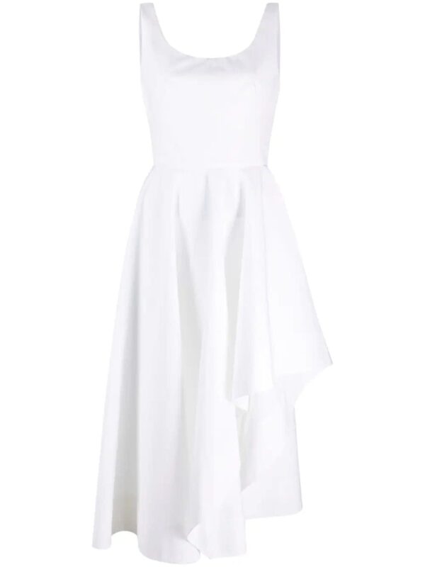 Alexander McQueen  asymmetric sleeveless midi dress