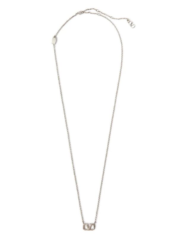 Valentino Garavani  VLogo Signature Swarovski-embellished necklace