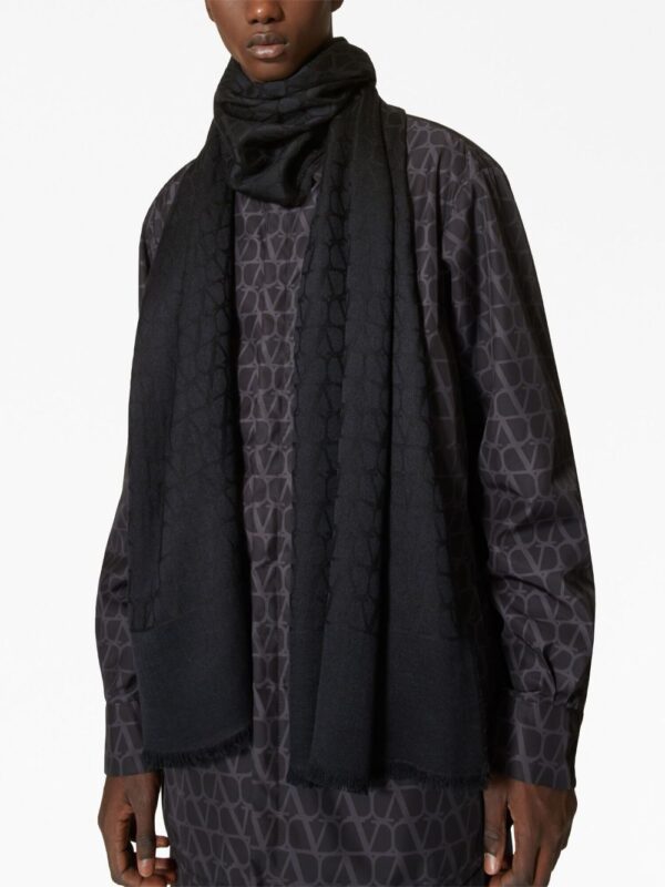 Valentino Garavani  Toile Iconographe jacquard scarf - Image 2
