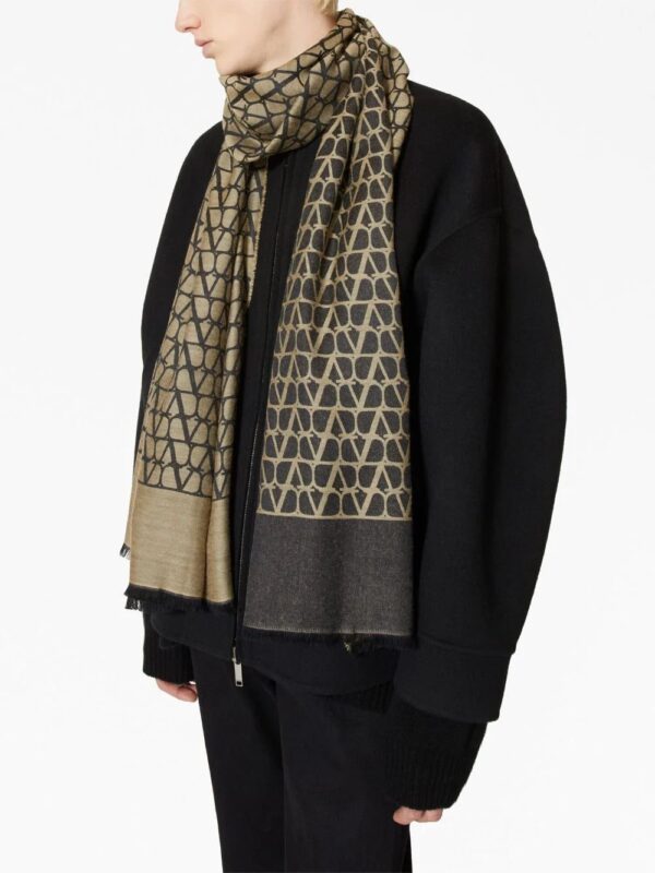 Valentino Garavani  Toile Iconographe jacquard scarf - Image 3