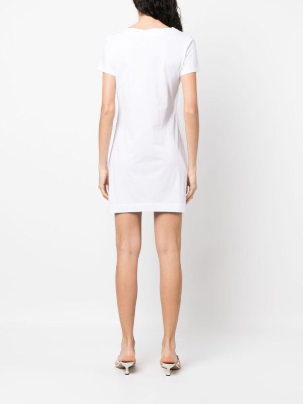 Love Moschino logo-print T-shirt dress - Image 3