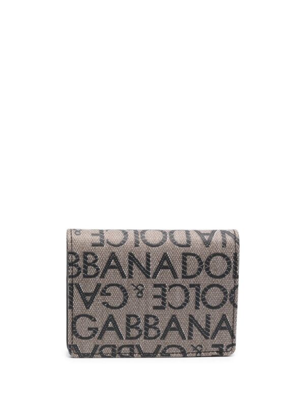 Dolce & Gabbana monogram-jacquard bi-fold cardholder - Image 2