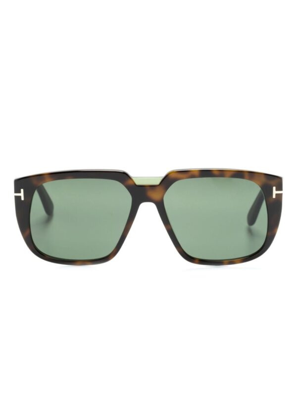 TOM FORD Eyewear tortoiseshell-effect square-frame sunglasses