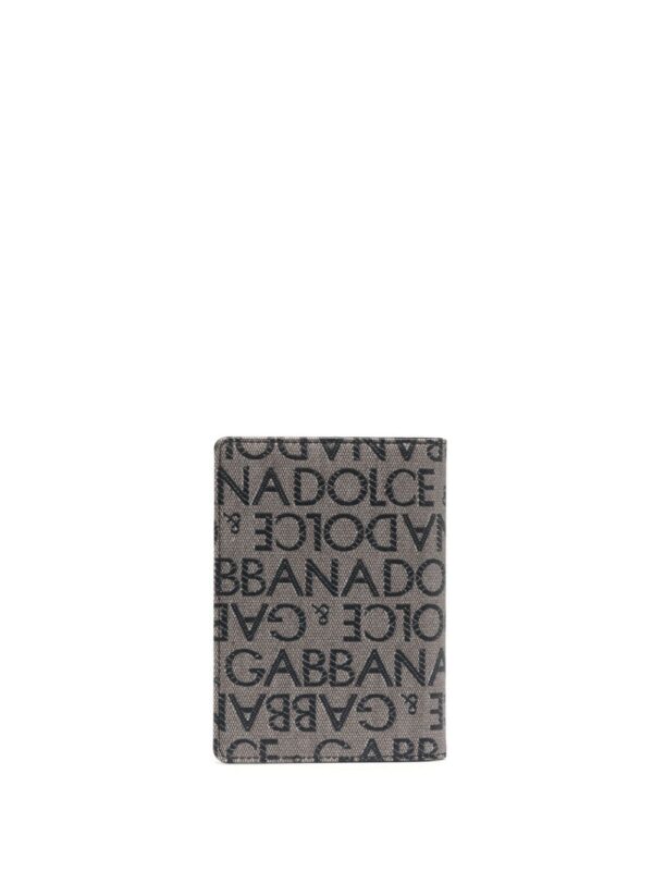 Dolce & Gabbana logo-jacquard card holder - Image 2