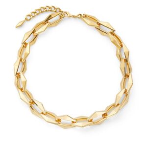 Jimmy Choo  Diamond chain-link necklace