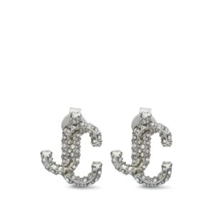 Jimmy Choo  JC crystal-embellished stud earrings