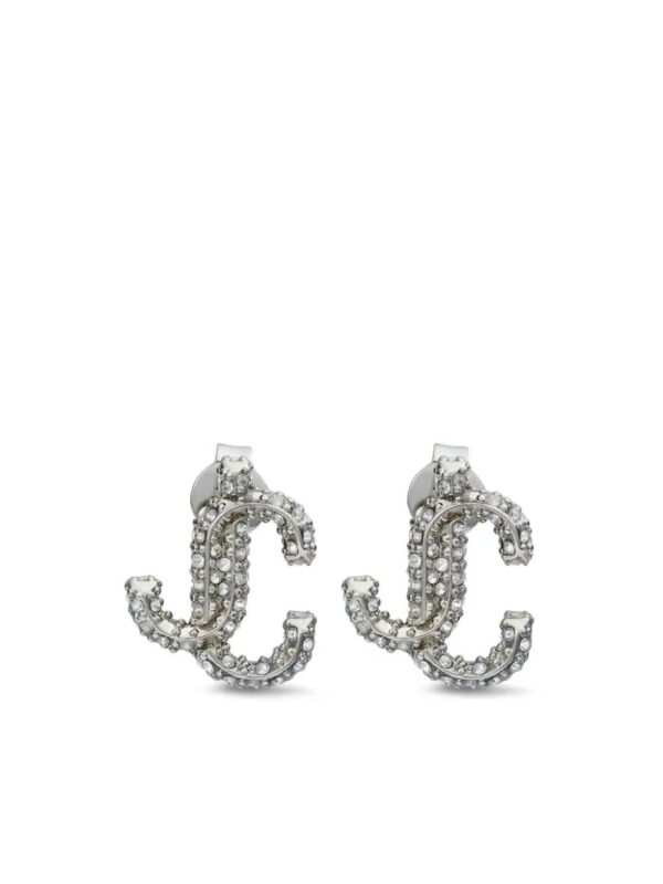 Jimmy Choo  JC crystal-embellished stud earrings