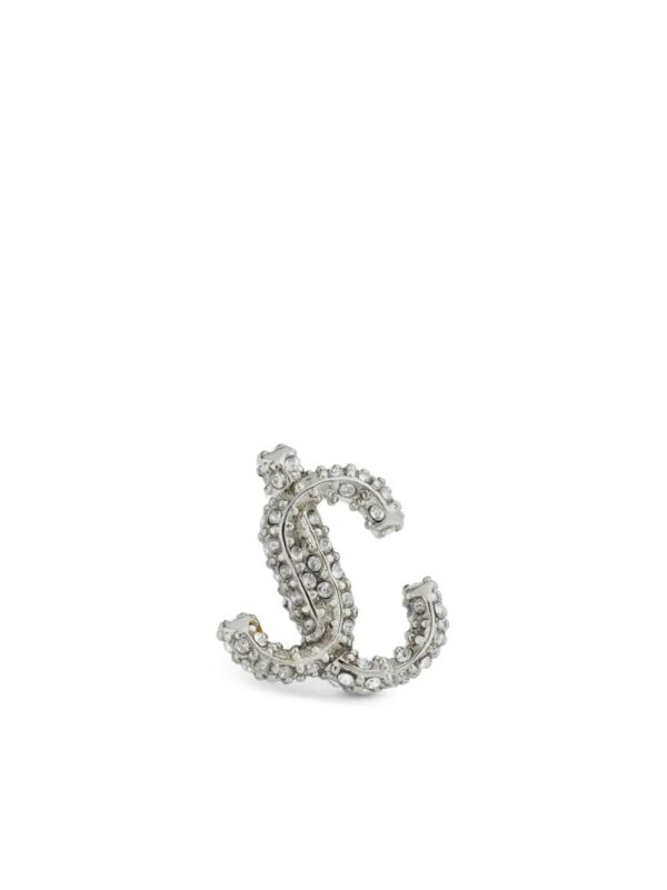 Jimmy Choo  JC crystal-embellished stud earrings - Image 4