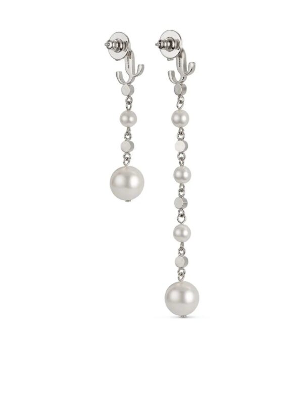 Jimmy Choo  pearl-detail drop earrings