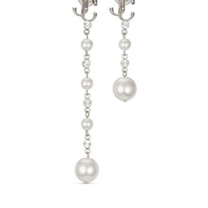 Jimmy Choo  pearl-detail drop earrings