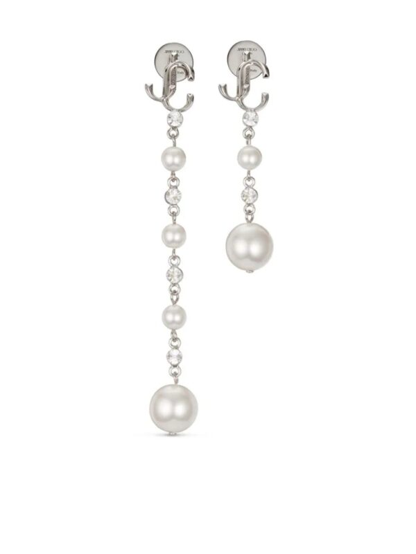 Jimmy Choo  pearl-detail drop earrings