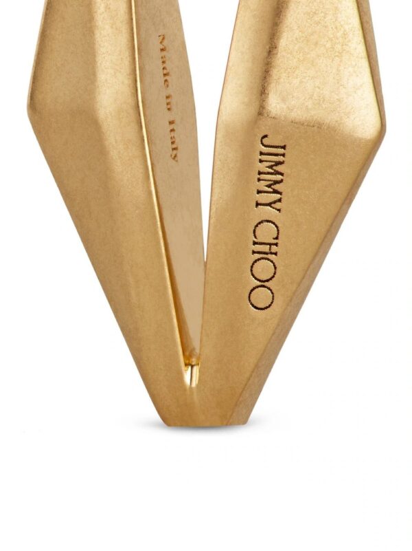 Jimmy Choo  engraved-logo earrings - Image 4