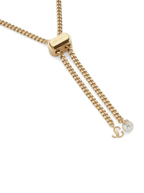 Jimmy Choo  Bon Bon pearl-detail necklace - Image 4