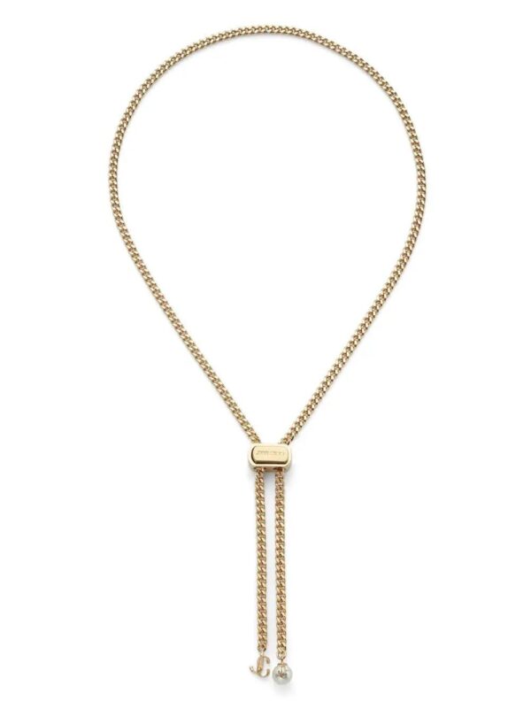 Jimmy Choo  Bon Bon pearl-detail necklace