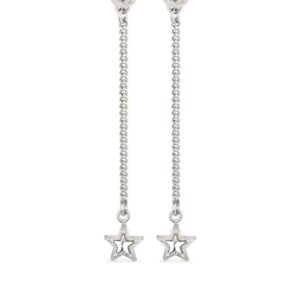 Jimmy Choo  debossed-logo drop earrings
