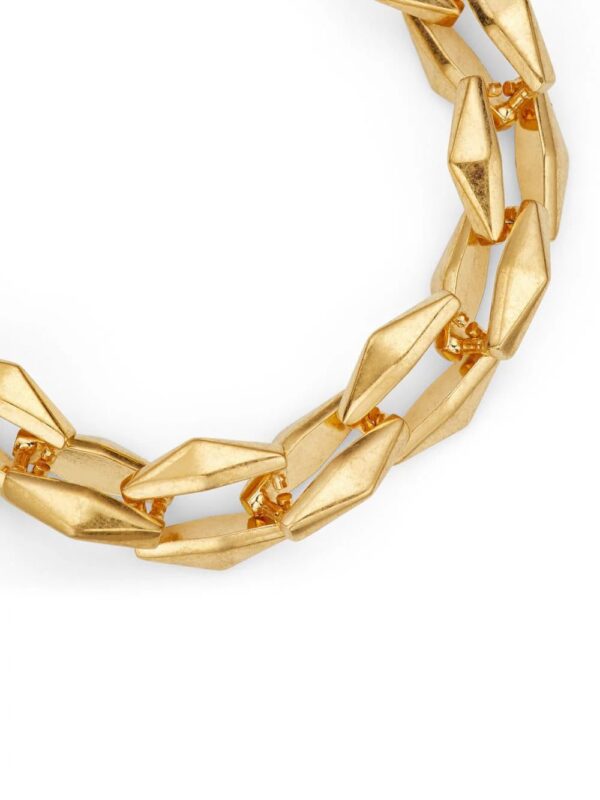 Jimmy Choo  Diamond chain-link bracelet - Image 4