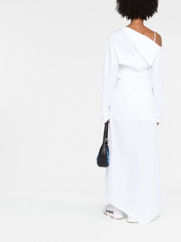 Off-White one-shoulder asymmetric dress - Image 6