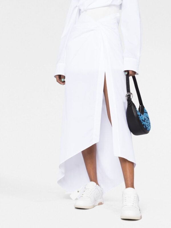 Off-White one-shoulder asymmetric dress - Image 3