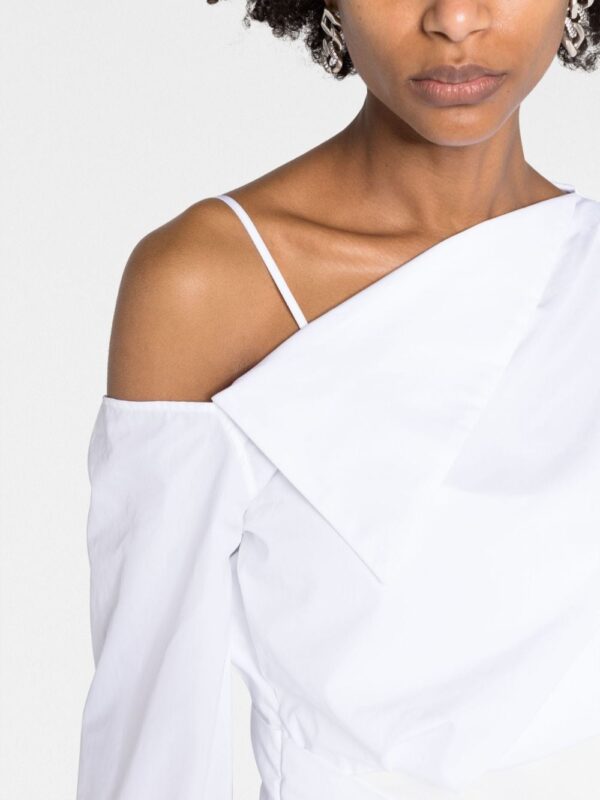 Off-White one-shoulder asymmetric dress - Image 5