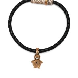 Versace  Medusa-plaque detail bracelet