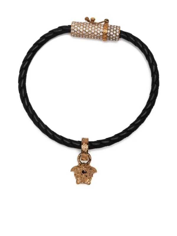 Versace  Medusa-plaque detail bracelet