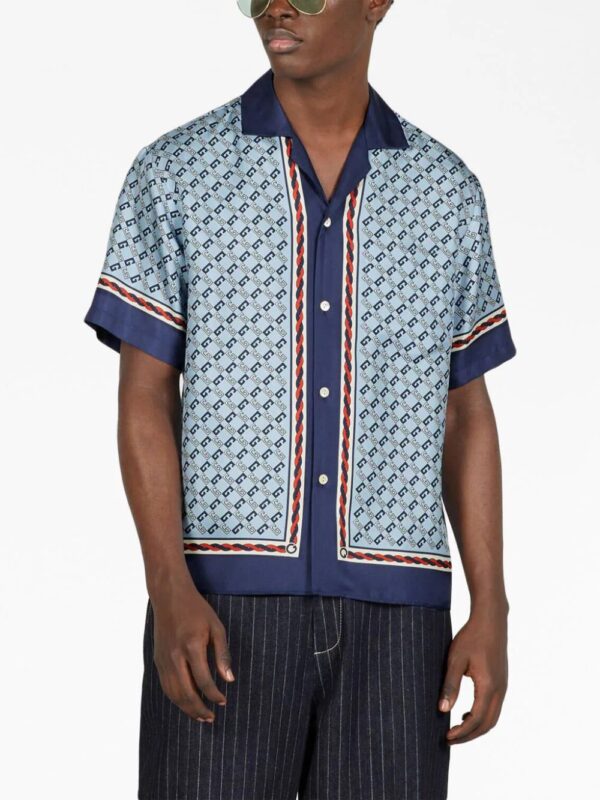 Gucci  all-over GG-pattern shirt - Image 3