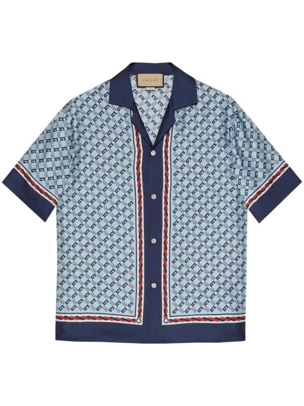 Gucci  all-over GG-pattern shirt