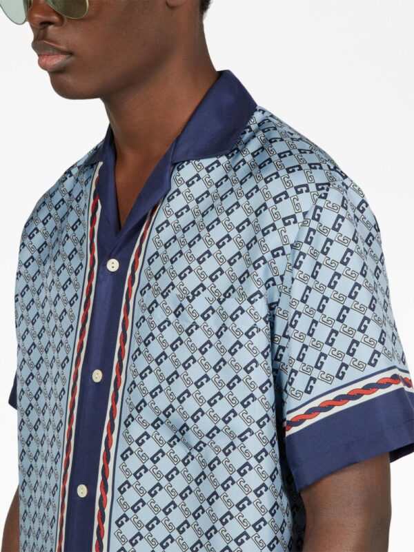 Gucci  all-over GG-pattern shirt - Image 4