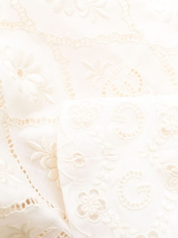 Gucci broderie anglaise cotton midi dress - Image 6
