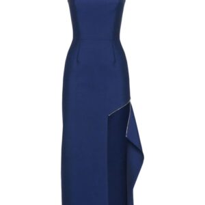 Alexander McQueen Zip Slash wool dress