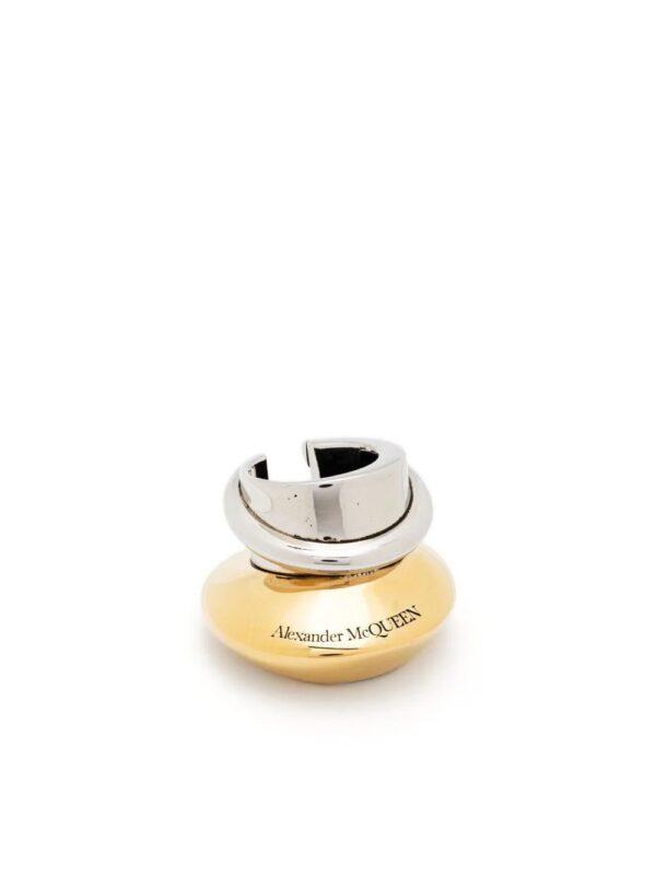 Alexander McQueen  logo-engraved ear cuff