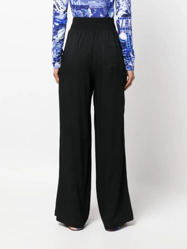 MOSCHINO JEANS  pleated wide-leg trousers - Image 4